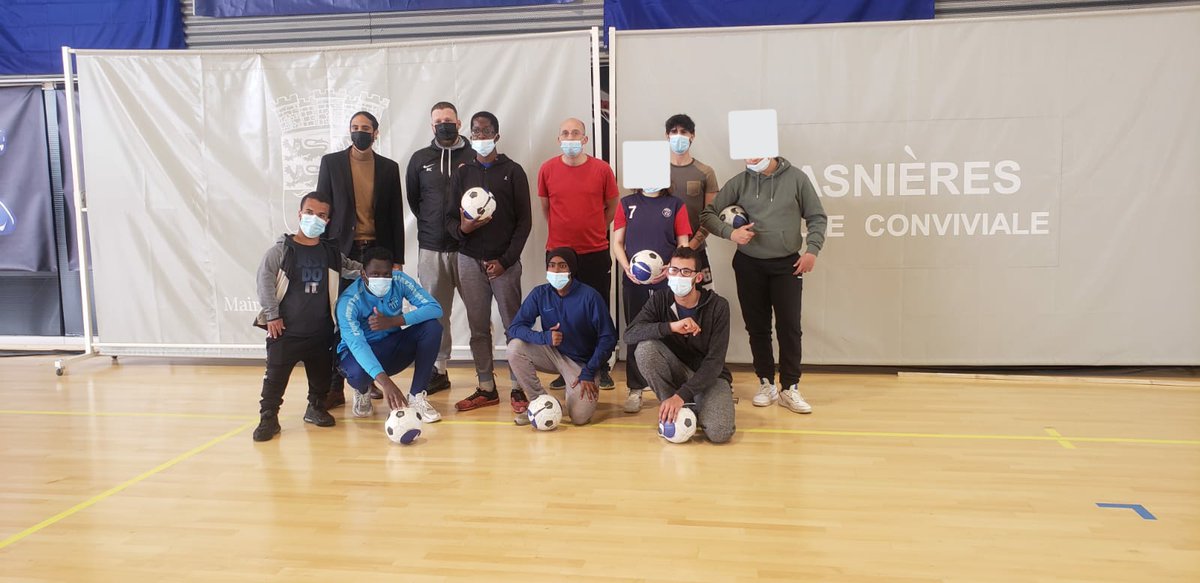 La #SEDAHA en photos à l'arena <a href="/teddyriner/">Teddy Riner</a> avec l'association #ACA de #football #adapté de la <a href="/Ville_Asnieres/">Mairie d'Asnières-sur-Seine</a> pendant les Journées médico-éducatives !!! Une première réussie !! 👏👏👏👏 A SUIVRE !!!