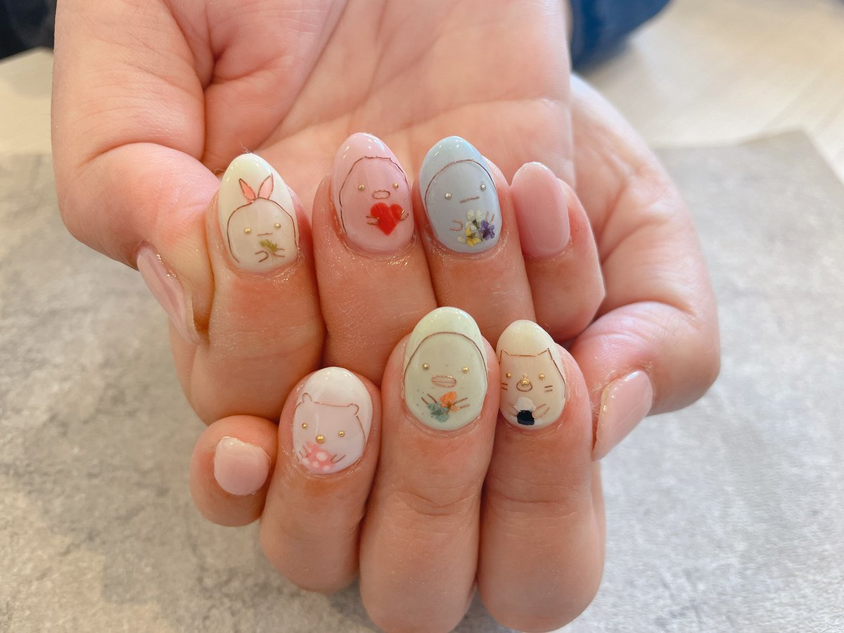 すみっコぐらしネイル すみっコぐらしネイル