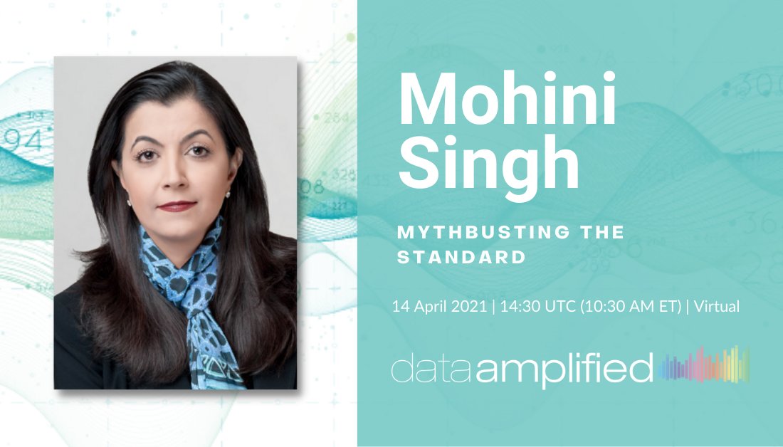 DataAmplified's tweet photo. Do investors really want and use #XBRL data? Yes! Mohini Singh, @Moolie11, of @CFAinstitute is with us at @DataAmplified providing investor perspectives and busting some myths around the #XBRL standard. https://t.co/kJ8nNLrC6B #davirtual https://t.co/ddUFaNamqP