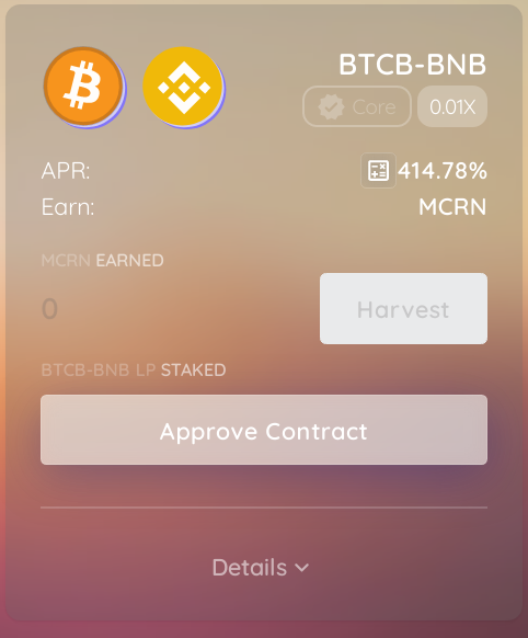 macaronswap's tweet photo. 🧑‍🌾 New farm added! 👀
#MacaronSwap increases farm alternatives. You can stake $BTCB - $BNB @PancakeSwap LPs on MacaronSwap MagicBox!

#BinanceSmartChain #BSC #BTC #ETH #BNB #crypto #defi #YieldFarming https://t.co/UKqCOsFzHG