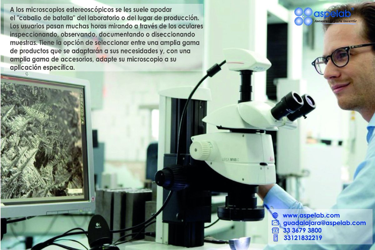 aspelabR's tweet photo. Microscopios y macroscopios estereoscópicos
Ofrecemos microscopios estereoscópicos personalizados para investigación, industria y docencia. Nuestros macroscopios para industria, medicina e investigación ofrecen una óptica excepcional y un funcionamiento extremadamente cómodo. https://t.co/4PcXVockuB