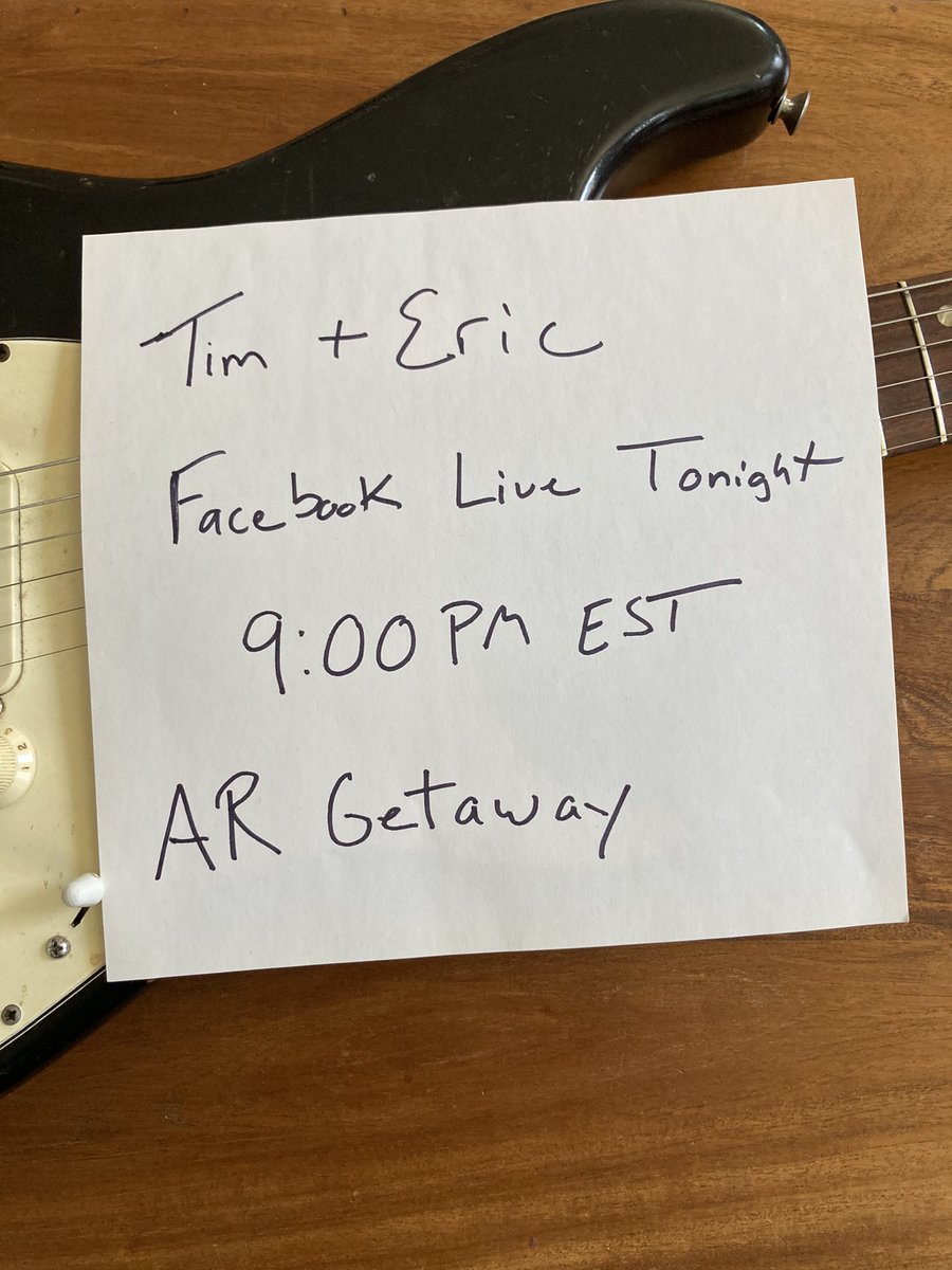 Join Tim and I tonight (Wednesday April 14th) on Facebook Live at 9pm EST as we play some songs and discuss the AR Getaway.