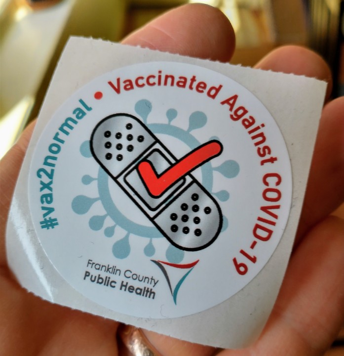 ToFromCbus's tweet image. Got this yesterday. Today I feel like I fell down the stairs. But tomorrow I will feel a bit more confident about being out in the world. Still cautious about indoor events so I look forward to the weather favoring outdoor concerts. #vax2normal