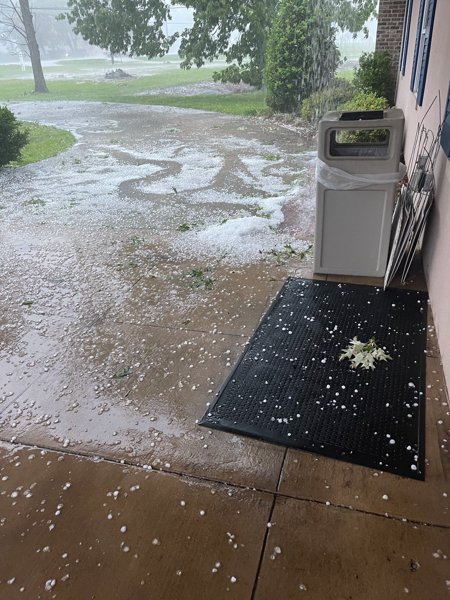Kourtney Williams on Twitter "This is just some of the hail in