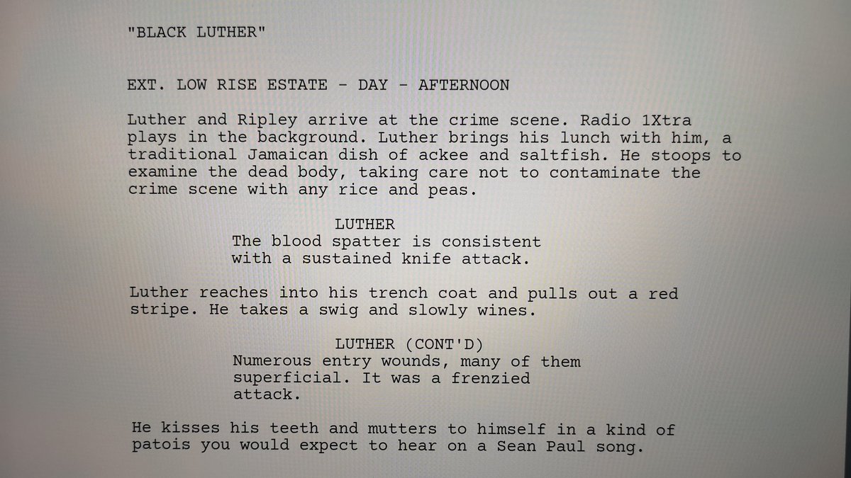 Toussaint_X's tweet photo. TV show pitch: Black Luther

Come on BBC let's make it happen! https://t.co/FlrYZsTDqi