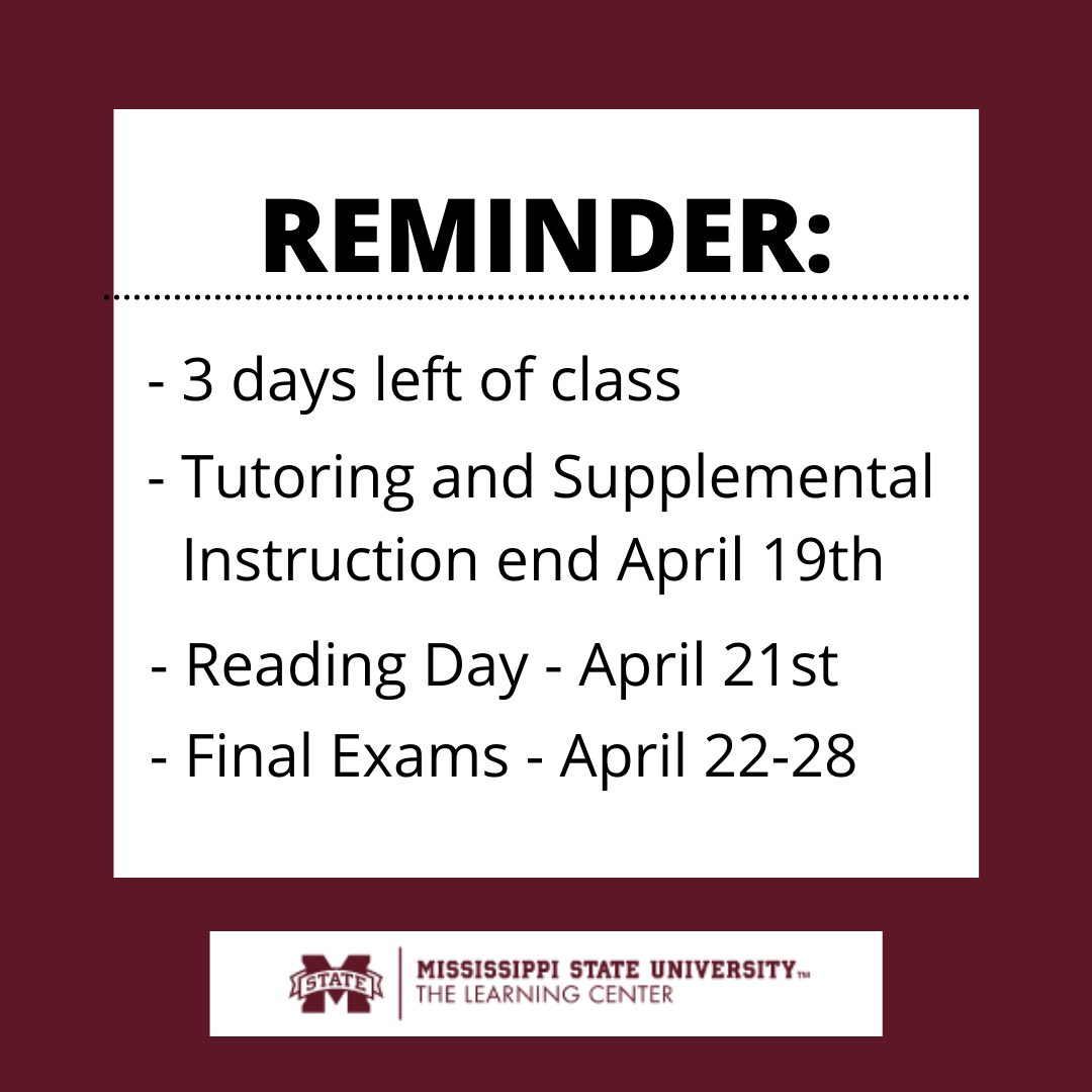 We are on a final stretch. Dig deep and finish strong, MSU! #hailstate