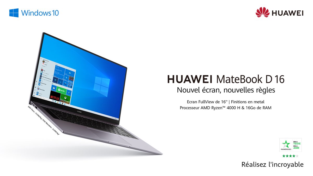 huaweimobilefr's tweet photo. Avec le #HUAWEIMatebookD16, plus besoin de zoomer pour y voir plus clair. https://t.co/DnYkFB70Qx