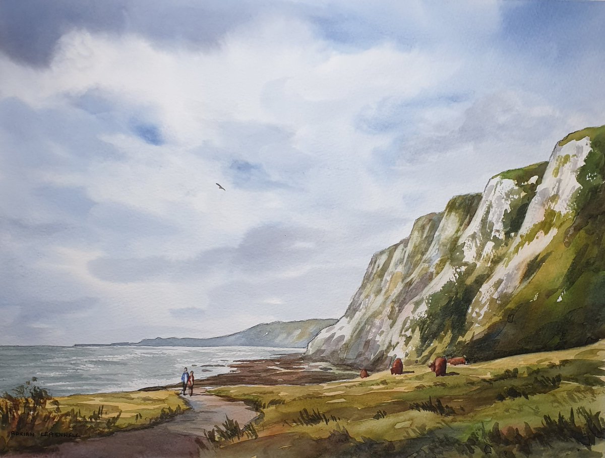 Adrianleppenwe1's tweet photo. Samphire hoe Dover looking towards Folkestone. https://t.co/eNxOCCQHm4
