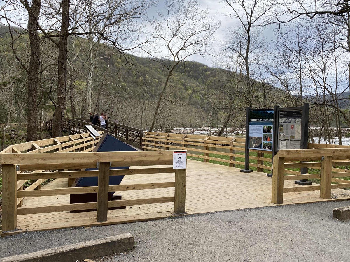Have you been to Sandstone Falls lately? Construction is complete and the boardwalk is open. The views are outstanding.