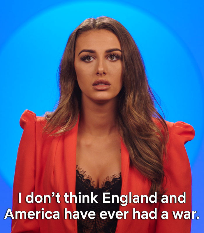 NetflixUK's tweet photo. Chloe from The Circle US needs to brush up on her history. https://t.co/LuGHcpI53i