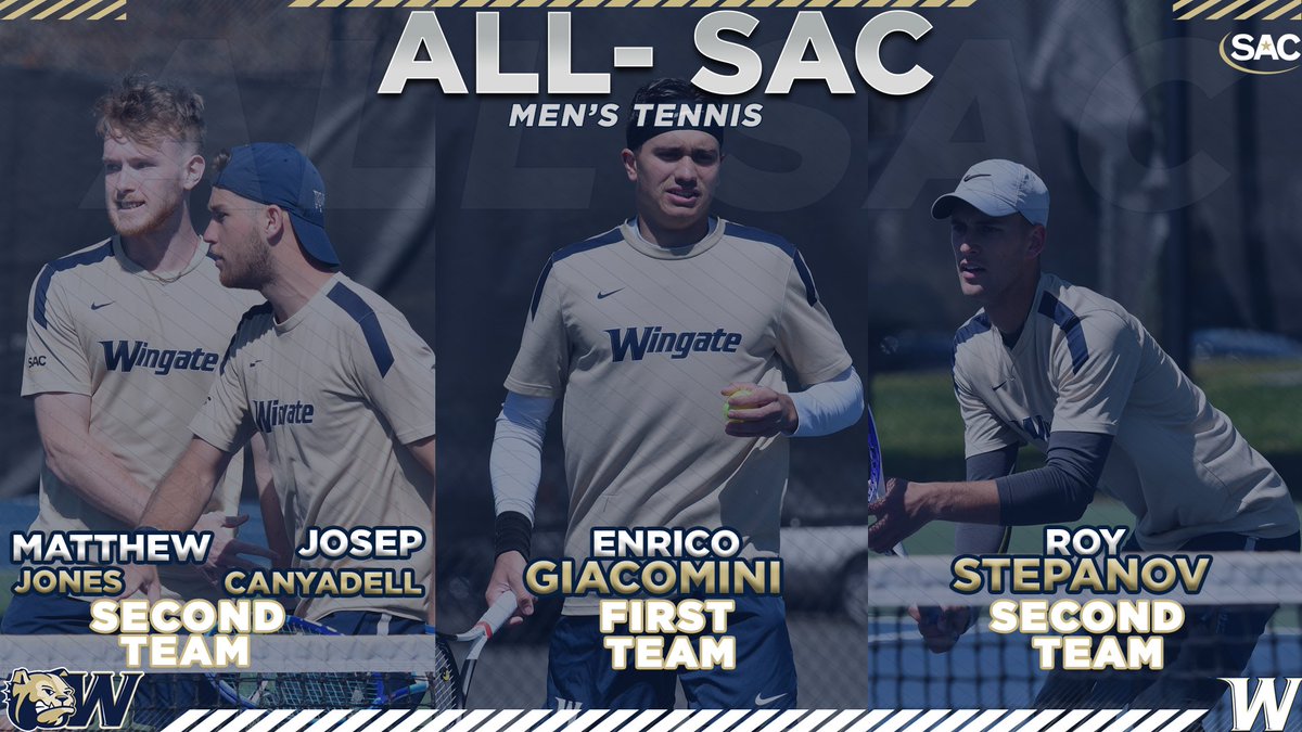 Elena Gunfaus named SAC Freshman of the Year!

The #WUTEN Women had 3 All-SAC selections (Bompieri, Gunfaus &amp; Ciaccia)!

Giacomini, Stepanov, Canyadell &amp; Jones earn honors for the men!

Cabana Coach of the Year for both!

WT | bit.ly/3sfSIsX
MT | bit.ly/3uQ89tL