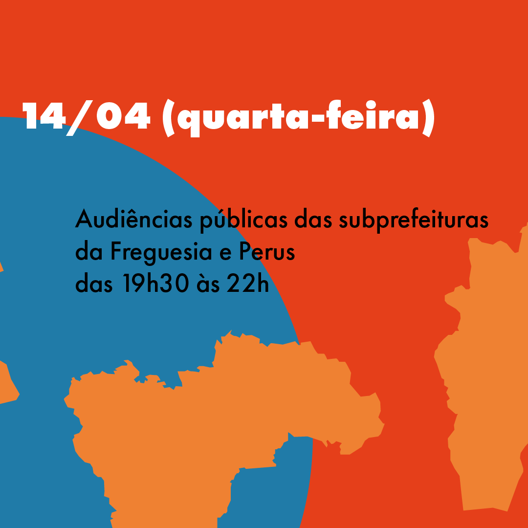 nossasaopaulo's tweet photo. #AudiênciaPública das subprefeituras da Freguesia e Perus para o #ProgramaDeMetas 2021-2024 acontece hoje a partir das 19h30. Participe para contribuir com as necessidades da sua região, o encontro será online, inscreva-se em: https://t.co/H5edJQHXI2 https://t.co/XTgvM8qFPZ
