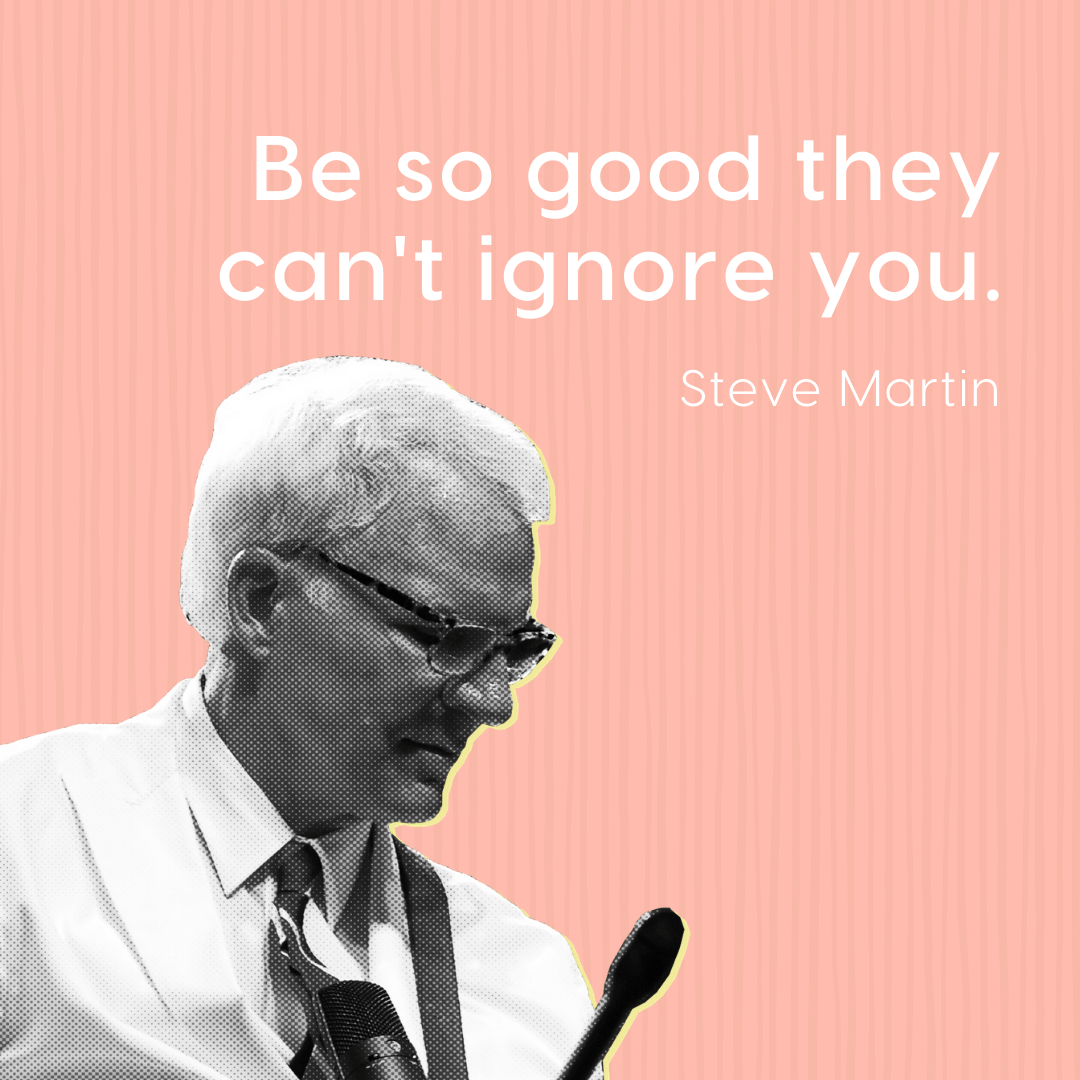 ener_tea's tweet photo. "Be so good they can't ignore you."  - @SteveMartinToGo #motivationalquote #naturalenergydrinks https://t.co/oZLXaSERo5