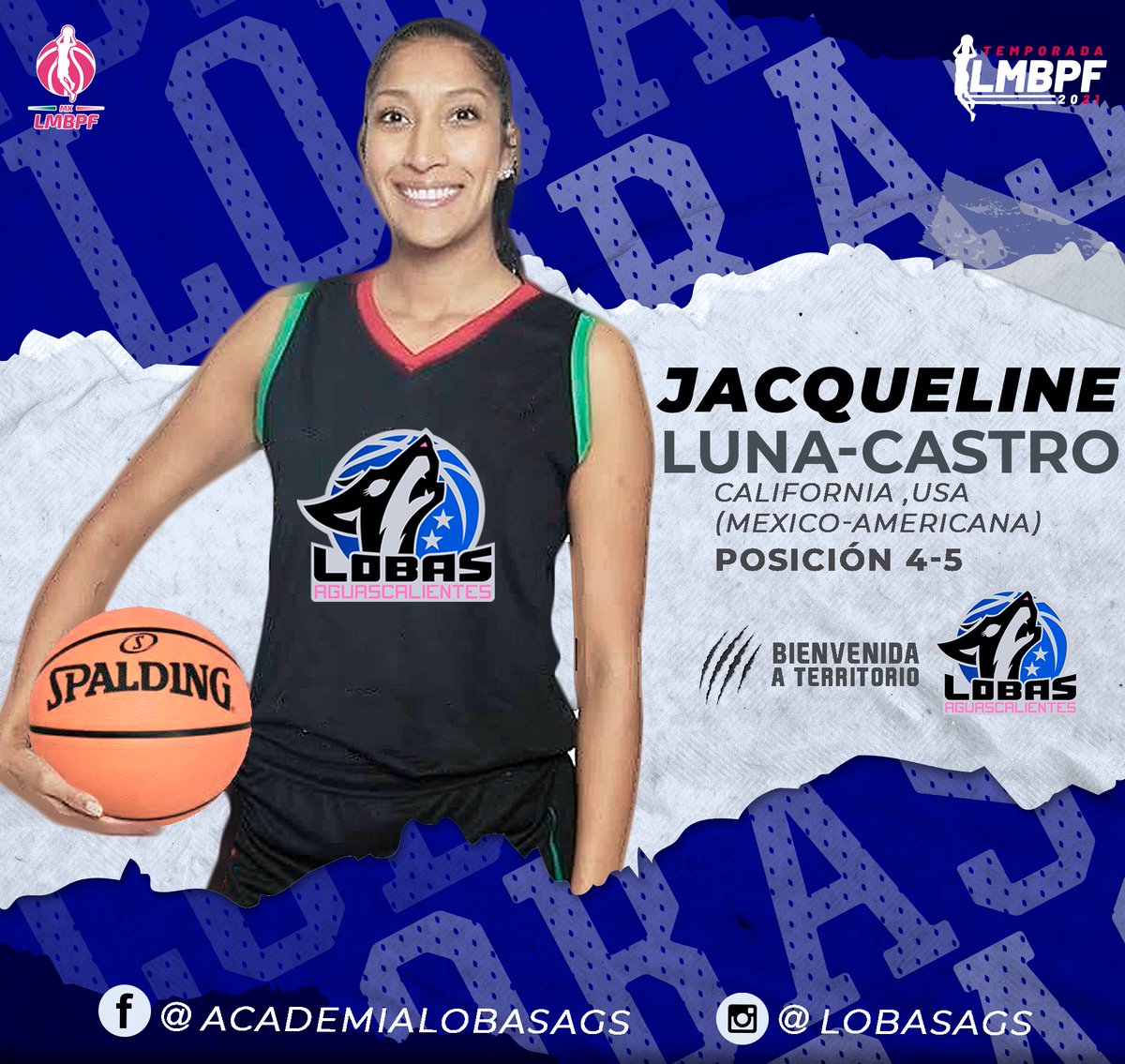 Básquetbol Mexicano 🏀🇲🇽 (@basquetmexico) on Twitter photo LA BOMBA DE LA TEMPORADA 💣🏀🔥
<a href="/JaxLunaCastro/">JacquelineLunaCastro</a> llega a jugar con las Lobas de Aguascalientes.
Vaya trabajo e inversión que esta haciendo el equipo hidrocálido.
Nota: Ojala los directivos de ADEMEBA puedan en su ineptitud armar un minicampamento en el Bajio.
#MexicoJuegaBasquet LA BOMBA DE LA TEMPORADA 💣🏀🔥
<a href="/JaxLunaCastro/">JacquelineLunaCastro</a> llega a jugar con las Lobas de Aguascalientes.
Vaya trabajo e inversión que esta haciendo el equipo hidrocálido.
Nota: Ojala los directivos de ADEMEBA puedan en su ineptitud armar un minicampamento en el Bajio.
#MexicoJuegaBasquet