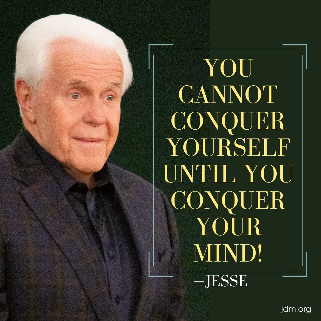 jesse_duplantis's tweet image. You cannot conquer yourself until you conquer your mind! —Jesse 

#jdm #morethanaconqueror #changeyourmindset #jesseduplantis