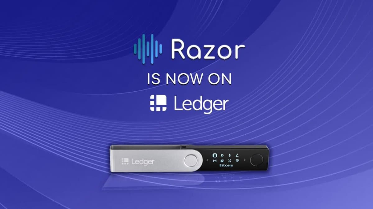 gvizor's tweet photo. Your favorite hardware wallet @Ledger now supports $RAZOR HODL your $RAZOR safe and close to your heart on the go!
#cryptoledger #blockchain #cryptocurrency
#CTBot Adrop RAM 1.5 trx 50 https://t.co/QnR9TBmaCZ