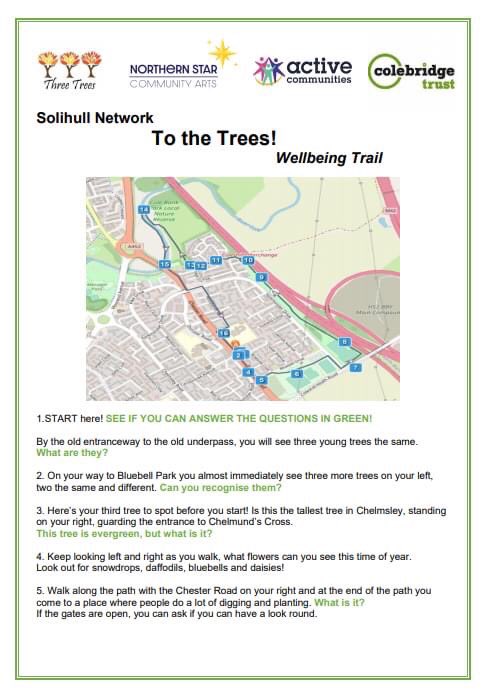 NStarArts's tweet photo. Hi everyone, still not too late to join our tree walk. Pop into Three Trees to pick up your free activity sheet, upon joining you will receive a prize and will be entered into our grand prize draw! - good luck🍀 https://t.co/y6BZiwDbng