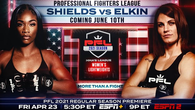 🚨Claressa Shields vs Brittney Elkin 🚨
🗓️June 10
🗣️"I cannot wait to step into the PFL cage for the first time on June 10 and show the world that I never back down from a challenge"

#pfl | #professionalfightleague <a href="/Claressashields/">Claressa Gwoat Shields</a>