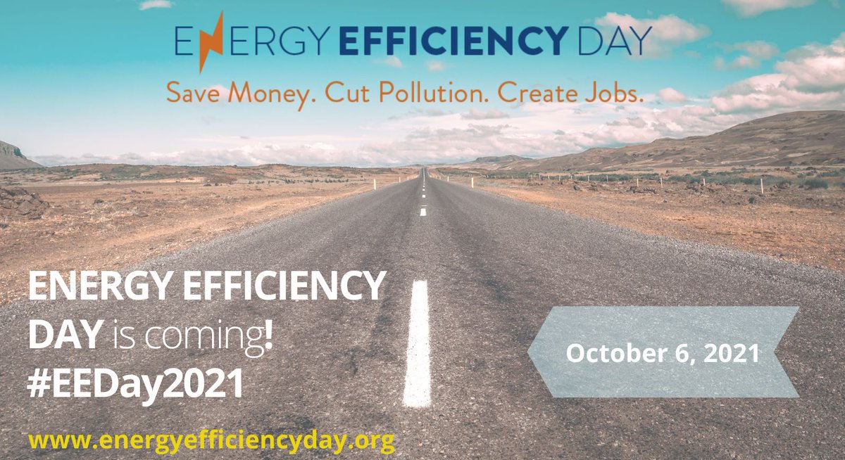 NRDC_Deanne's tweet image. Did you know that energy efficiency could meet ⅓ of expected power needs by 2030?

Get started on your #energyefficiency journey today by joining us for #EEday2021 on October 6th.
energyefficiencyday.org
