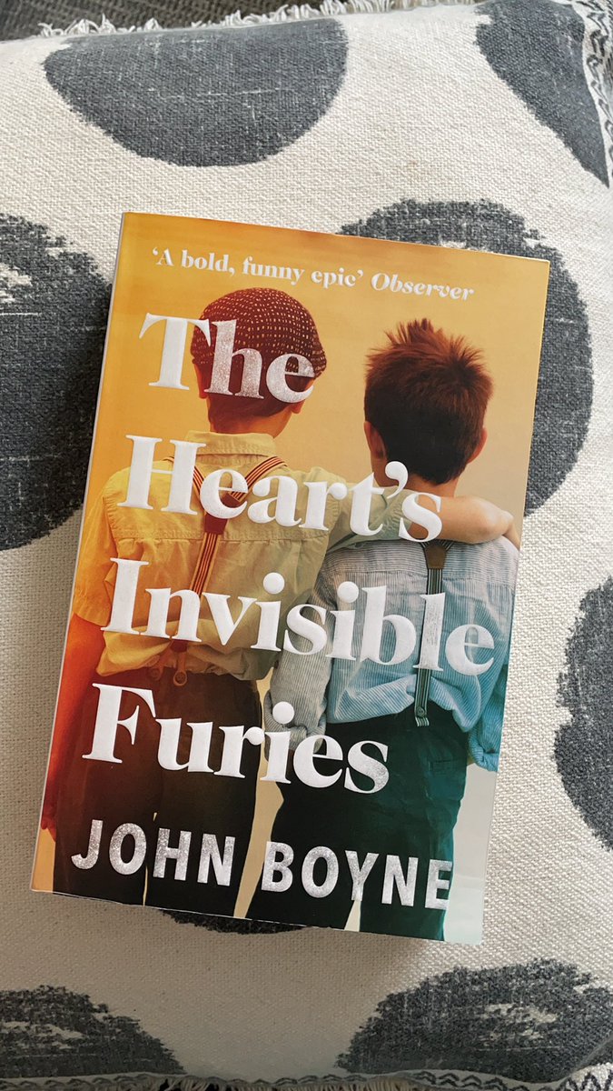 MissP_History's tweet photo. 8. The Heart’s Invisible Furies ⭐️⭐️⭐️⭐️⭐️ this book is up there as one of the most incredible books I have ever read and I could probably only compare it to A Little Life. I’ve read this solidly over the past couple of days and really struggled to put it down. https://t.co/2jYH5X604q