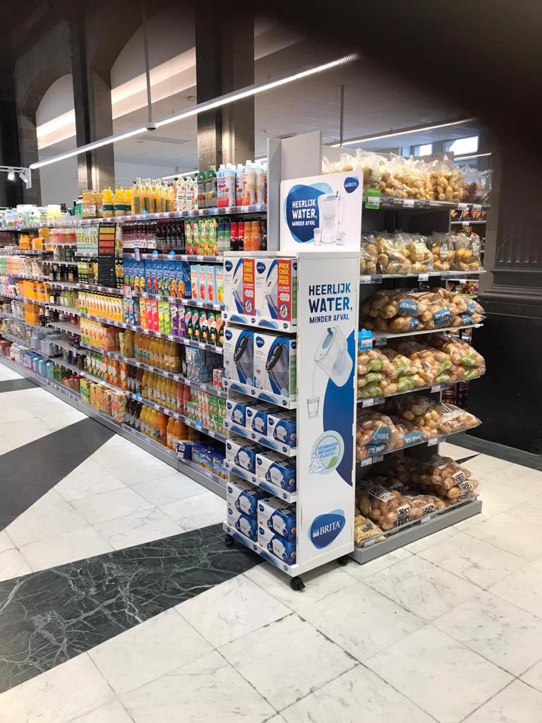 VlastuinCDI's tweet photo. @BRITA water filtration products are now presented in Mr. Flexx® displays within various channels in the BeNeLux market. Together towards a more sustainable world!

#sustainable #lessCO2 #displays #BRITA https://t.co/A3QEbIOYmp