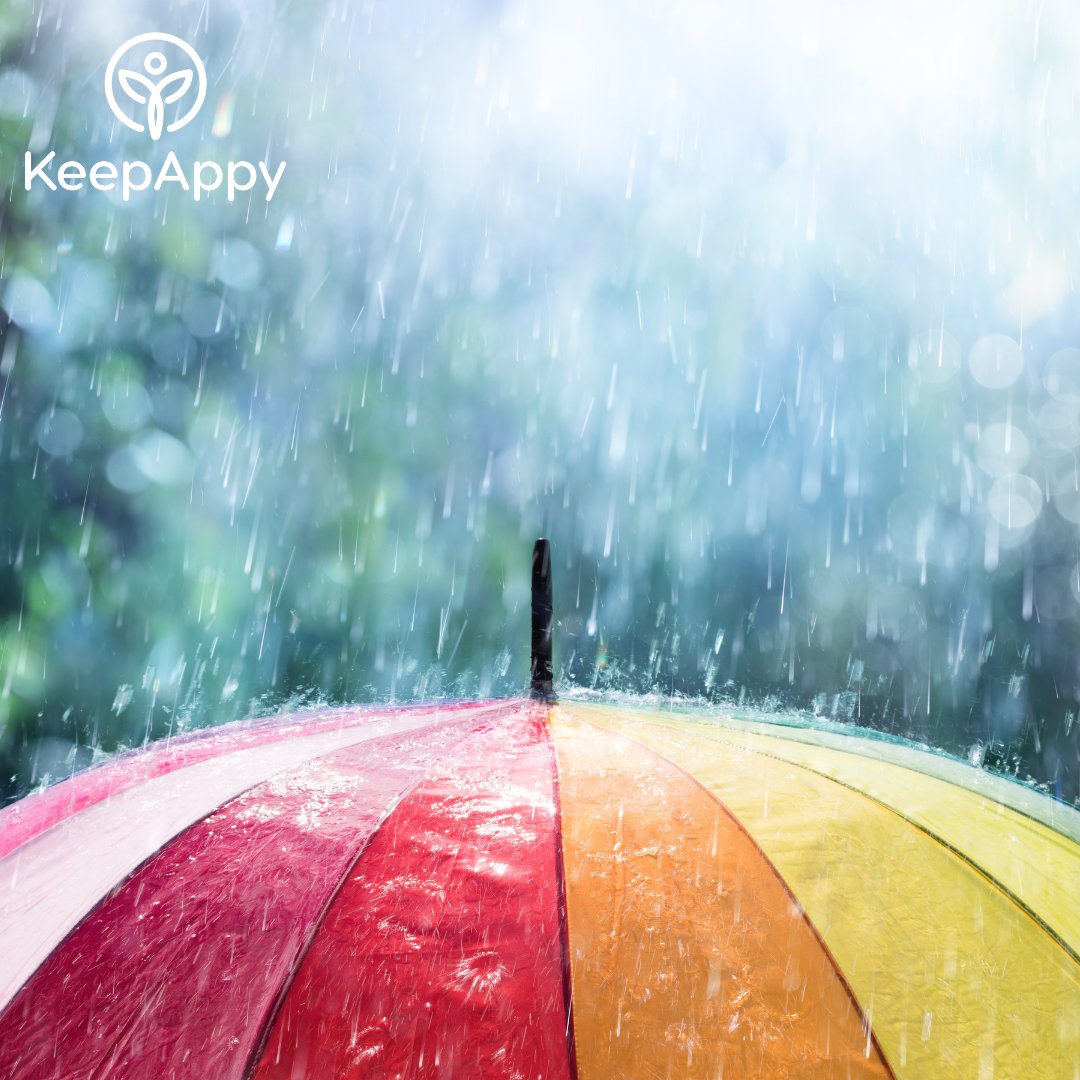 Even in a rainstorm, beautiful moments of colour and joy can occur!

#joy
