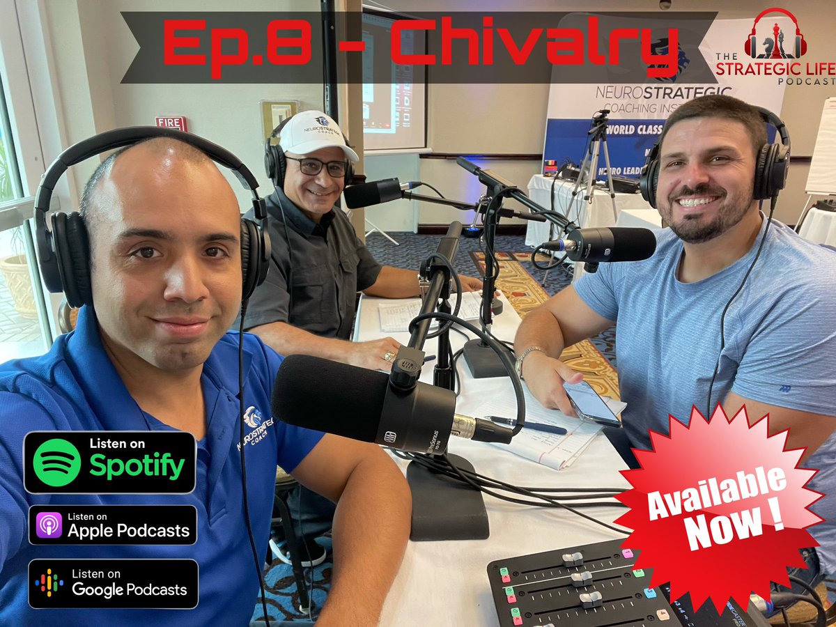 StrategicLifePC's tweet photo. We hear the saying all the time..."is chivalry dead?" "Where have all the good men gone?" "Do nice guys finish last?" What's going on in the world today! Tune in!

Episode 9 - “Chivalry” is now available! Go to https://t.co/zQvRnXaQjd to listen in! https://t.co/DX2nXM8kxr