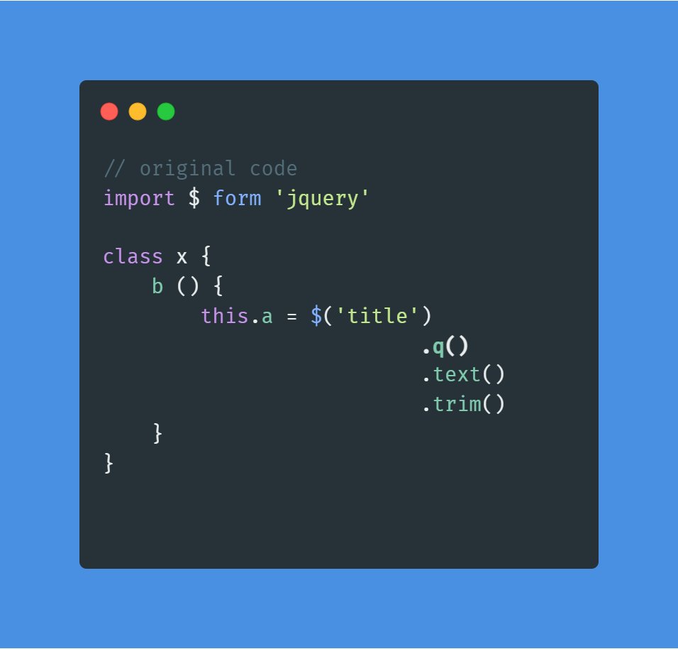 agilius's tweet image. Currently, #terserjs does this. It really messes up the codebase.
