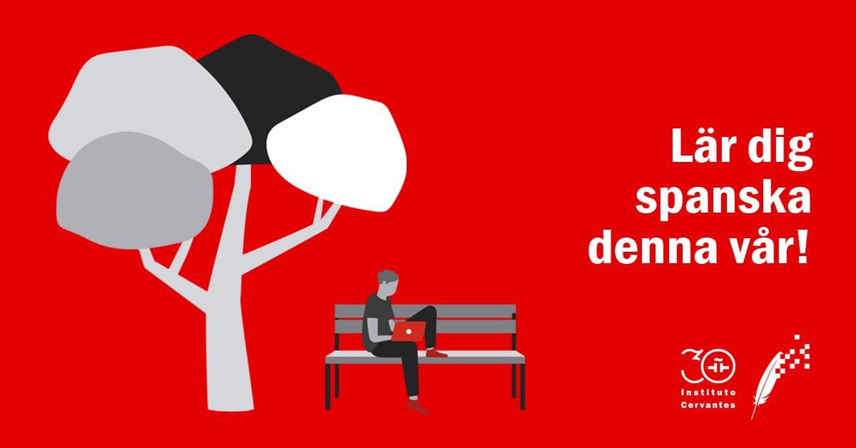 Visste du att anmälan till #spanskakurser vid <a href="/InstCervantes/">Instituto Cervantes</a>  för vår har öppnat? Boka din plats nu och ta del av erbjudandet, upp till 40% rabatt på kurser vid närvaro och på distans. Låt inte viruset försämra din spanska. Gratis språktest online!

👉 bit.ly/3wSwiSd
