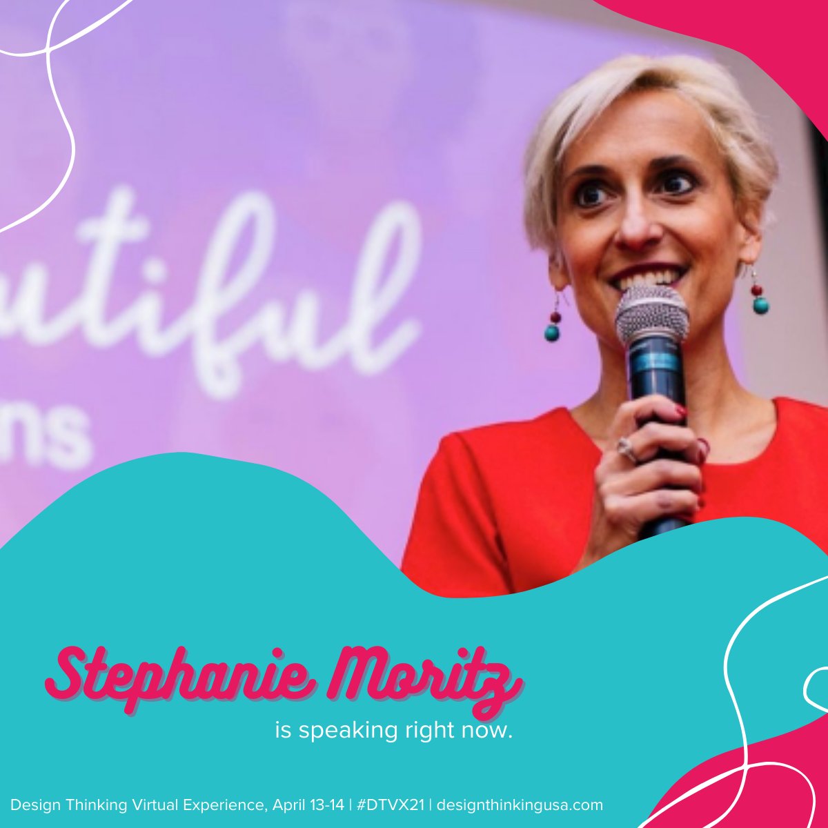 Stephanie Mortitz, Chief Marketing and Communications Officer at American Dental Association is speaking at Design Thinking Virtual Experience.

Missing out on DTVX this week? Don't worry! Design Thinking Austin is right around the corner. Check it out: okt.to/YyVhXn