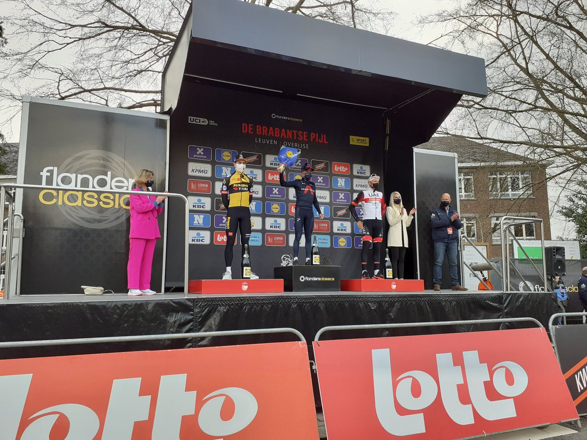 laporte_didier's tweet image. We hebben weer een spannende finale gehad en prachtig podium. #BrabantsePijl
#FlandersClassics
