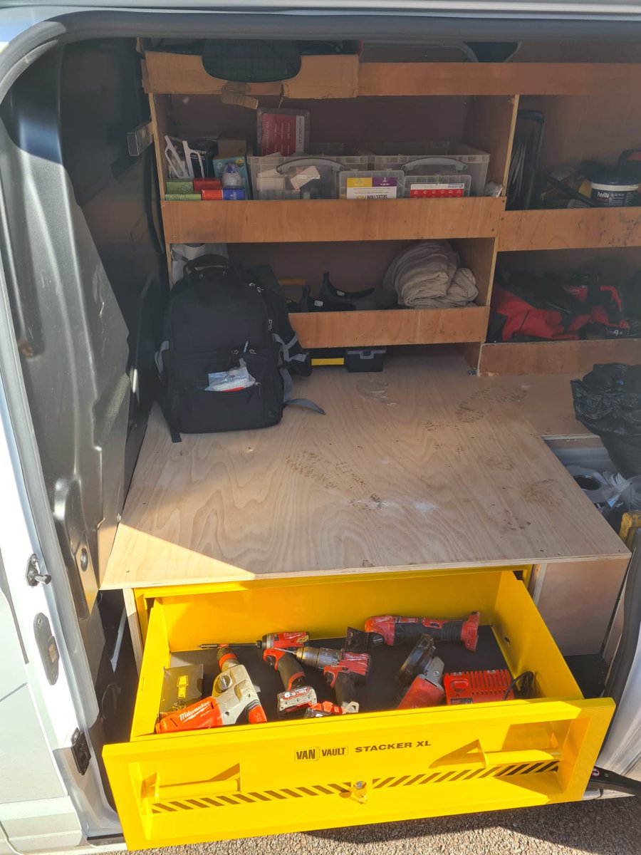 Falconsecurity1's tweet image. Work smart, not harder with an organised van! #WorkSmartWednesday