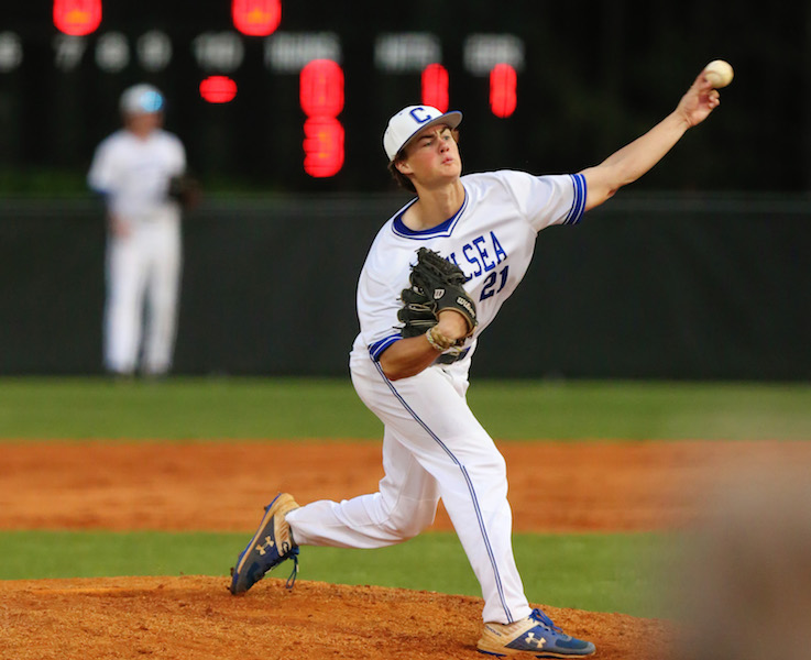 The Chelsea baseball team claimed the area championship last night thanks to a shutout of rival Briarwood. 

Story/Photos: shelbycountyreporter.com/2021/04/14/che…