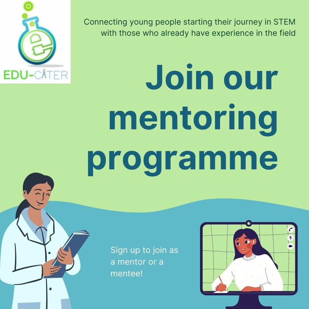 cater_edu's tweet image. Want to find a mentor to help guide you into STEM? Or have knowledge to share with young people in STEM?
Follow this link to sign up to our mentoring programme as a mentor or a mentee:
ow.ly/yq8T50EoxHO

#mentoring #stemmentor #careerdevelopment