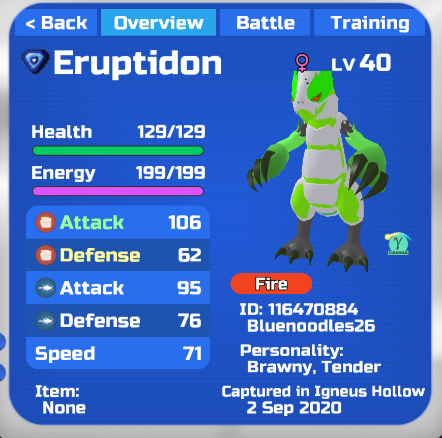 Loomian Legacy 2.0 on X: 🤩100+ Followers Special Gamma Eruptidon  Giveaway!✨ ⁉️How to enter: ¬ Follow @LoomianLegacy20! ¬ Like & Retweet! ¬  Draw/take a picture of you and any form of Skilava! ¬