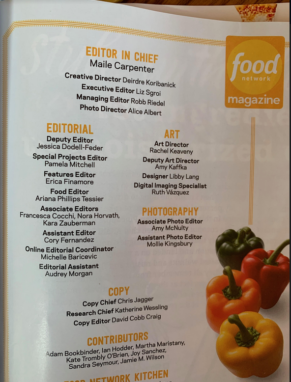 Former student and <a href="/ComHS_MCVSD/">CommunicationsHS</a> alumna making headlines as Food Network's Associate Editor :) Way to go, Ms. Cocchi :) <a href="/cford/">Dr. Charles R. Ford</a> <a href="/MeganLabas/">Megan Labas</a> @foodnetwork
#MCVSDStrong #ALUMNIDEFINEOURSUCCESS