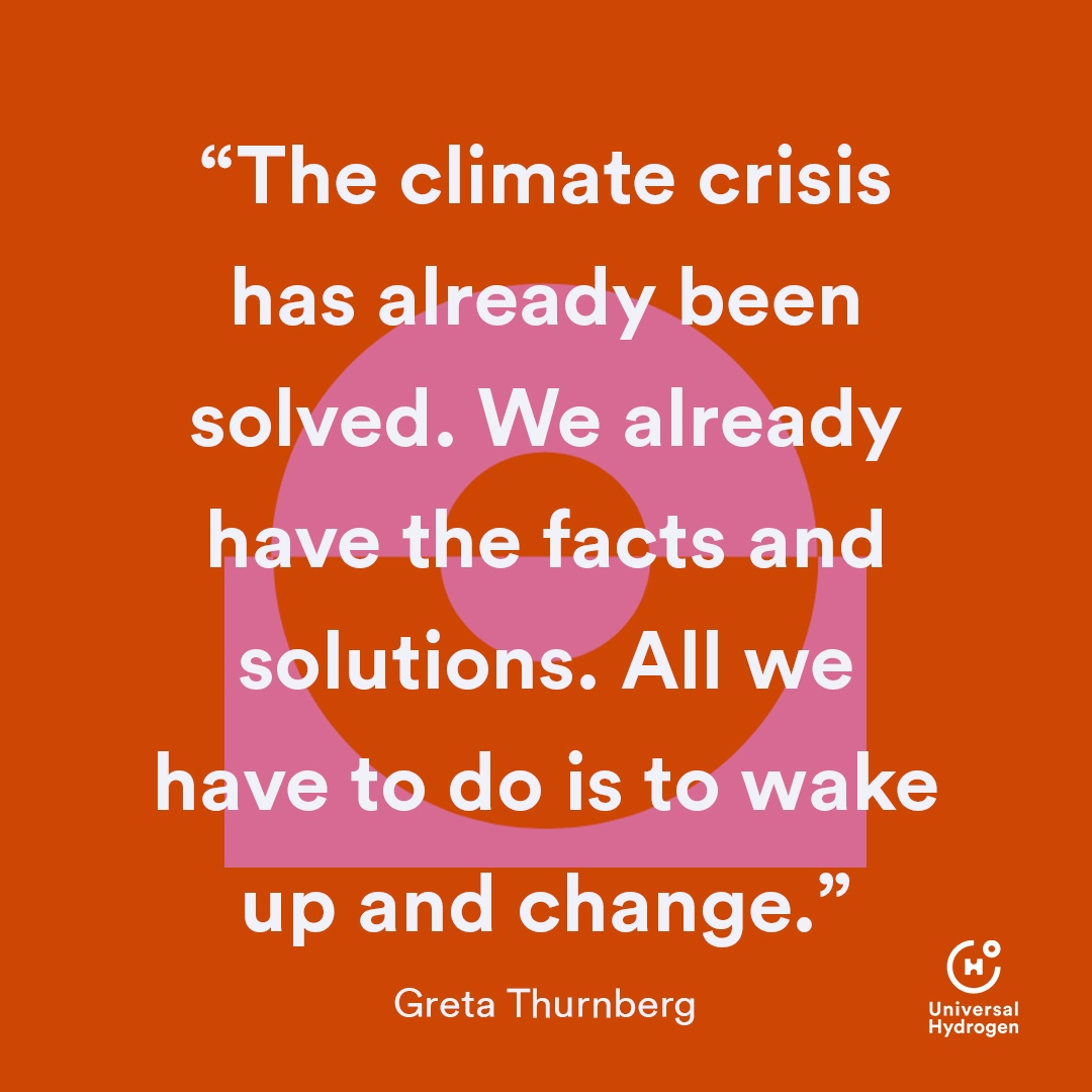 Universal_H2's tweet photo. Wise words from @GretaThunberg #UH2 https://t.co/Rwg2FmUNaV