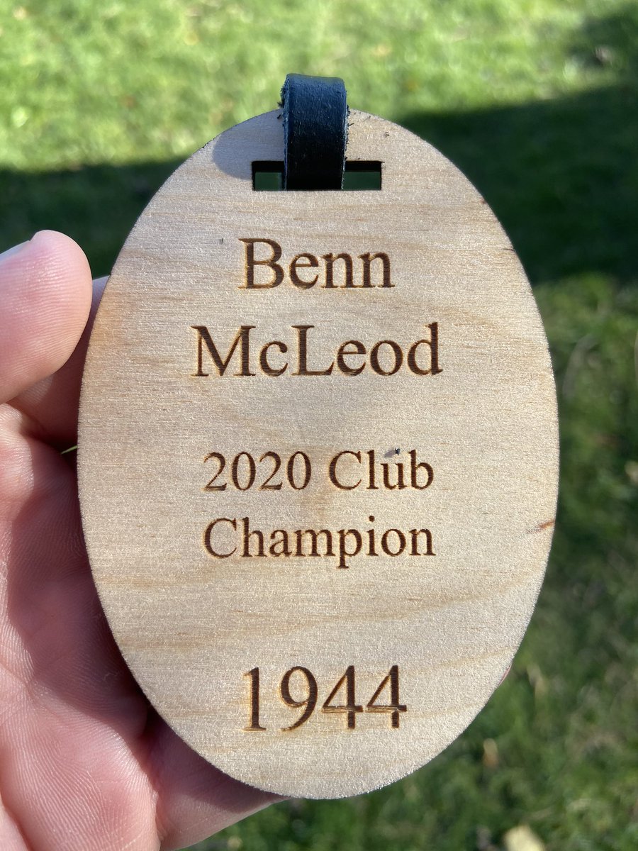 cooney1987's tweet image. Nice touch from @MusselburghGC for winning the championship last season, new bag tag...