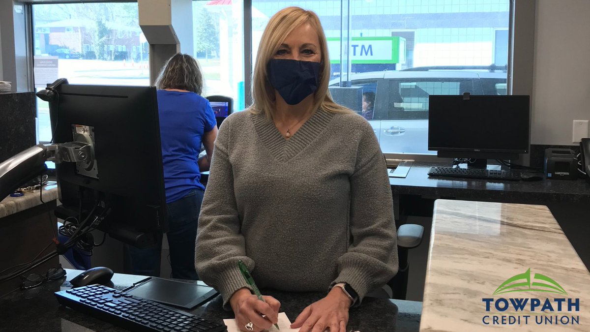 A big part of our #PeopleHelpingPeople mentality is thanking Members for allowing us to make their dreams come true. Mary from our Cuyahoga Falls branch takes this seriously and often sends out Thank You cards to Members that come to us for help!  #WeAreTowpathCU