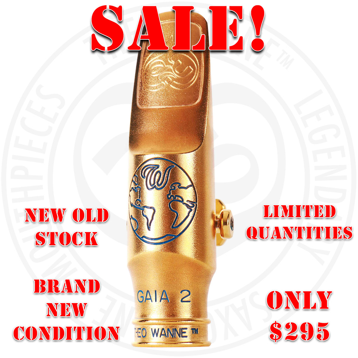 TheoWanne's tweet photo. ***SALE ALERT***

We went digging through the warehouse and found a batch of BRAND NEW old stock GAIA 2 Alto Mouthpieces. We have #7 and #8 available in limited quantities at https://t.co/d6SQLvrRnI Our loss is your gain! Get them while they last!! https://t.co/4kw8ZmzSA9