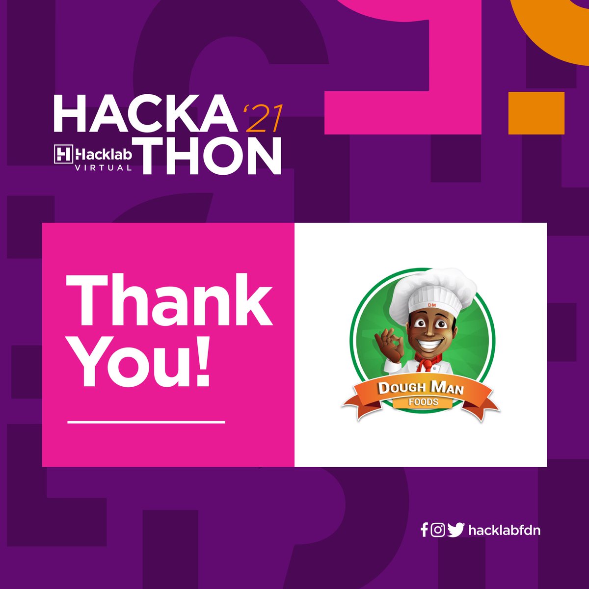 hacklabfdn's tweet image. Our yumm yumm snack sponsor @dough_man_foods !!!

We appreciate your support. Truly that kneaded taste 🍩 😋

#hacklab2021