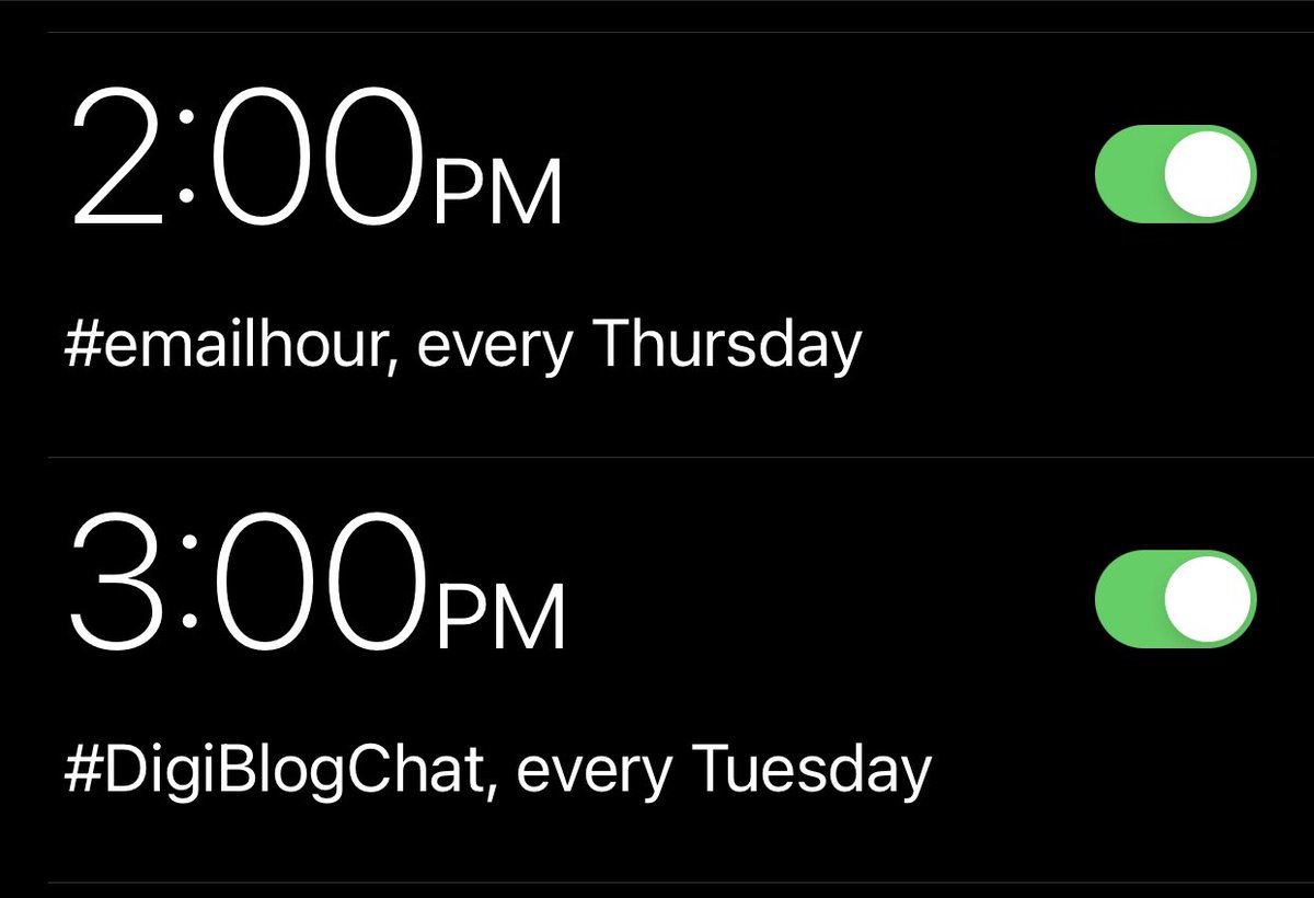 epodcaster's tweet photo. @ProofMango @TwitterSpaces @WednesdayThis @emernichiobhain I’m always happy to share fab Twitter chats I make time for week after week:
Sun: 9pm CT #GoalChat
Tues: 11am CT #ChatAboutBrand
3pm CT #DigiBlogChat
7pm CT #ContentCircus
Wed: 7pm CT #LeadersChat
Thurs: 11am CT #FreelanceChat
12pm CT #TwitterSmarter
2pm CT #EmailHour https://t.co/fowTGGYjPY