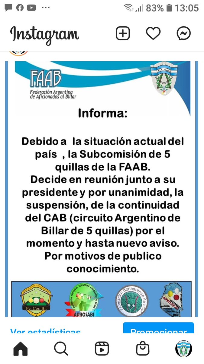 Federacion Argentina de Aficionados al Billar tweet media