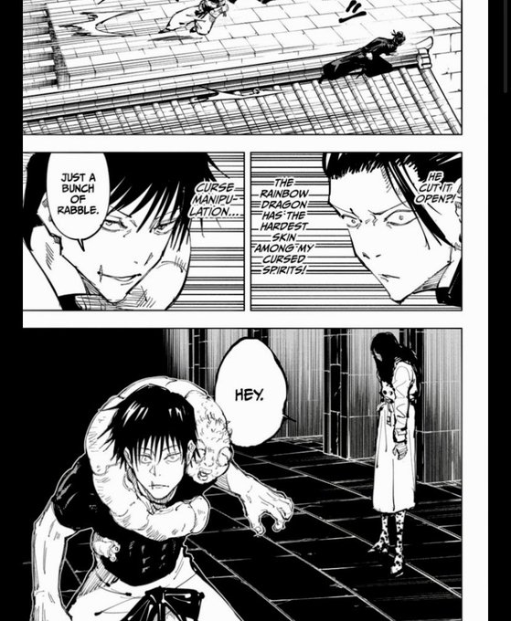 i never got over toji politely telling that cursed spirit they're not his type 