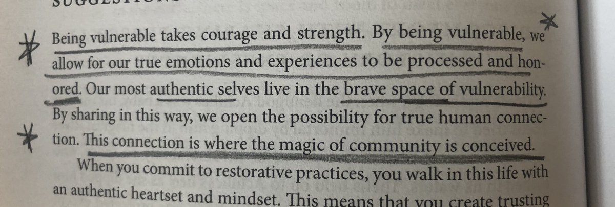 lmcdonell14's tweet photo. Being vulnerable allows for true experiences and emotions to be processed and honored. Sharing=connection and thatโs when the magic is community is born. #beyondthesurface #vulnerability #spaceforcommunity https://t.co/YZ7saWX2uD