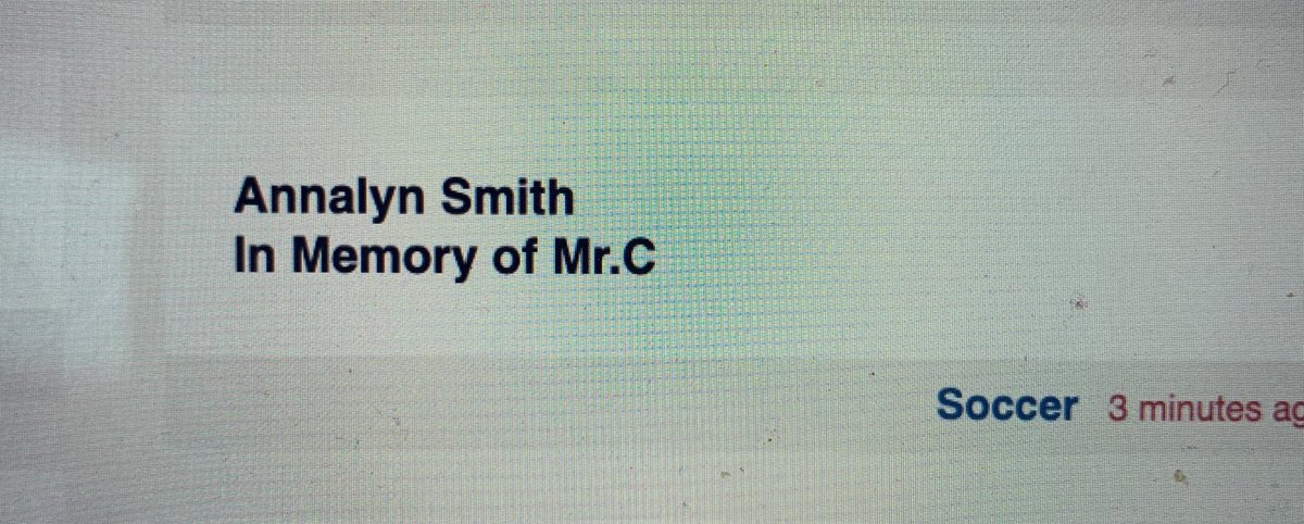 In memory of a man that cared so dearly for all our sports, but had a special place for @OleMissSoccer . Miss you dearly Mr. C and I know you are still watching over all our teams as they travel ❤️

One donation closer @CoachMattMott ! #HottyToddy #OleMissGivingDay