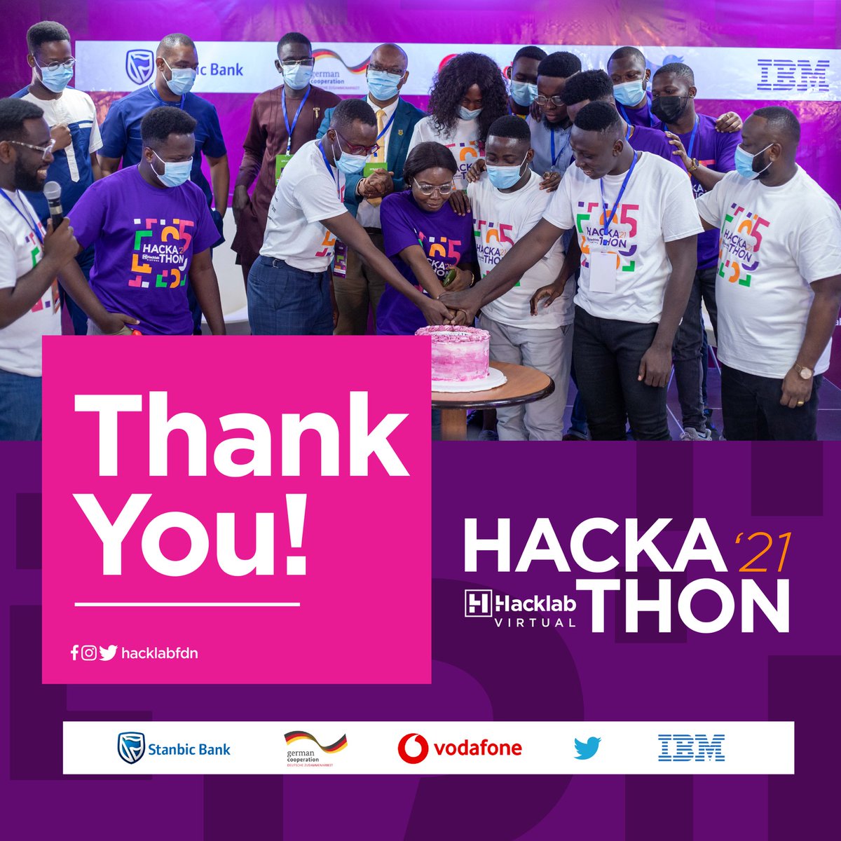 hacklabfdn's tweet image. We’re munching through 6 years of consistency with the goal of advancing tech in Africa to say a big big thank you to all participating teams, sponsors and partners as well as the general public.

We appreciate you all!

#hacklab2021