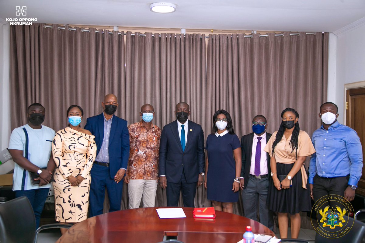 Spent my day today dialoguing with representatives from UNESCO and UNDP on various collaborations aimed at deepening the contribution of the information sector to national development.