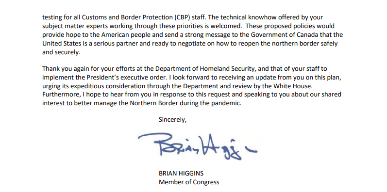 There is just one week left in the existing order closing the US-Canada border to non-essential travel.

We can't continue with the status quo. There must be a strategy to reunite families and reopen the border.
higgins.house.gov/media-center/p…