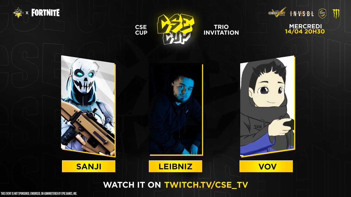 #CSECup ce soir à 20h30 w/ @vovFTN & @Dual_Sanji